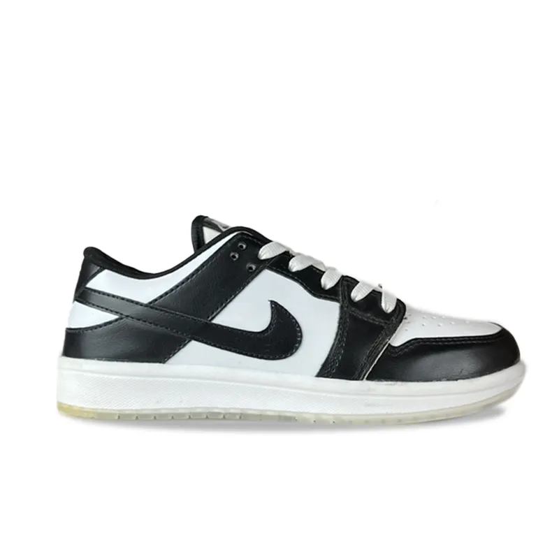 کتونی نایک ایر جردن 1 مشکی سفید بدون ساق