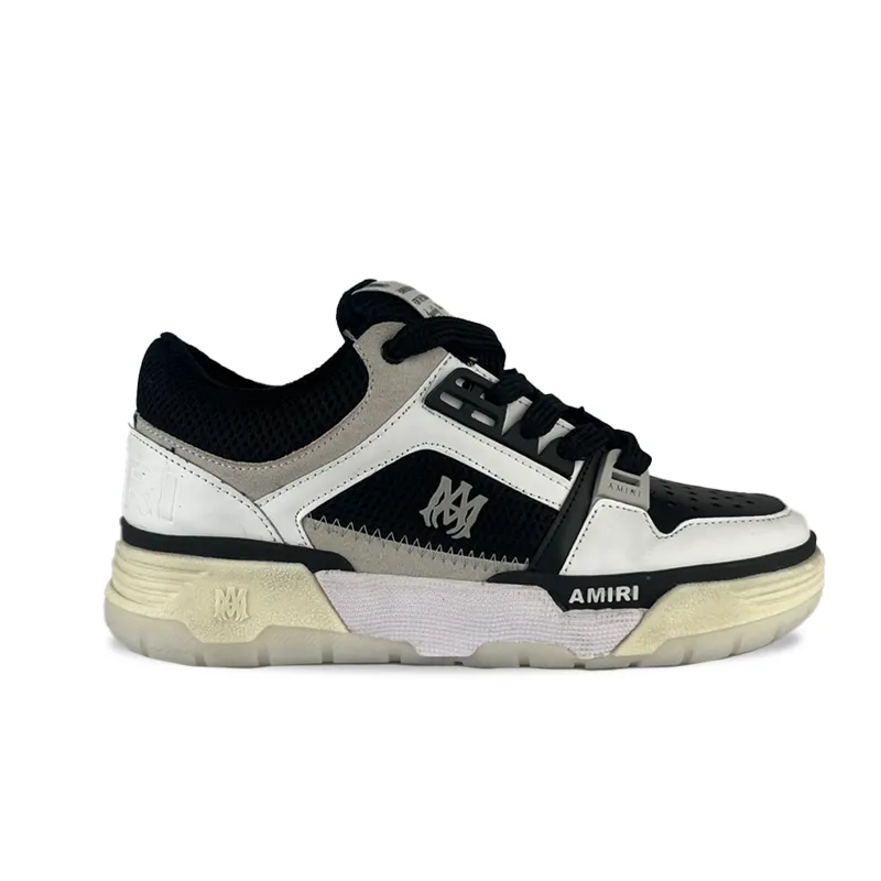 کتونی امیری بدون ساق سفید مشکی