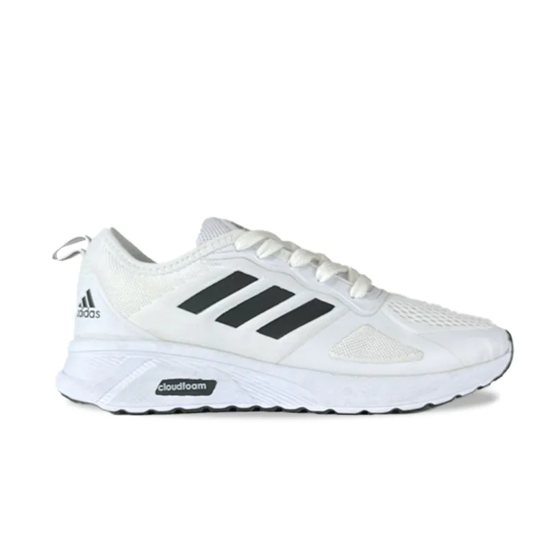 کتونی آدیداس کلود فوم سفید مشکی