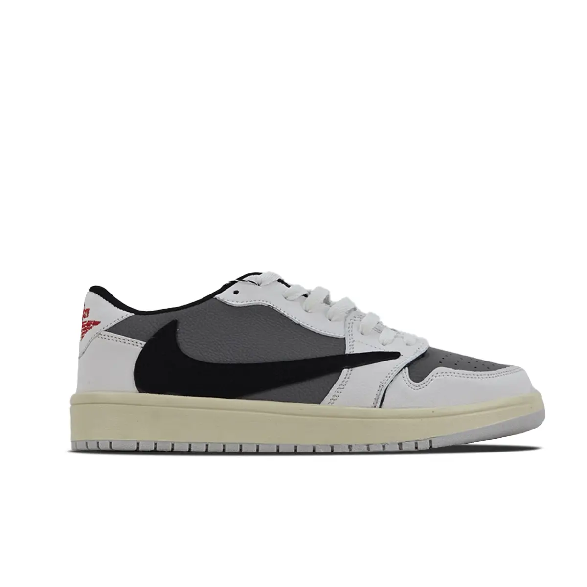 کتونی نایک ایر جردن 1 تراویس اسکات طوسی سفید