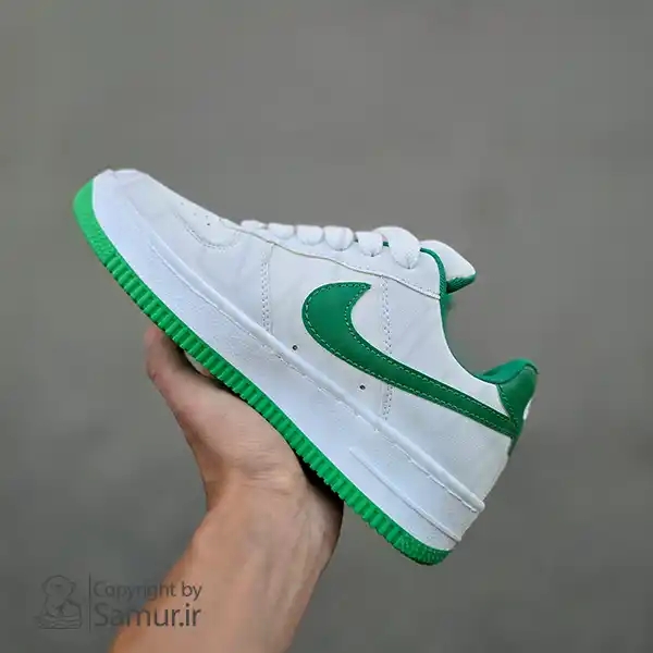 گالری تصاویر کتونی نایک ایر فورس سفید سبز