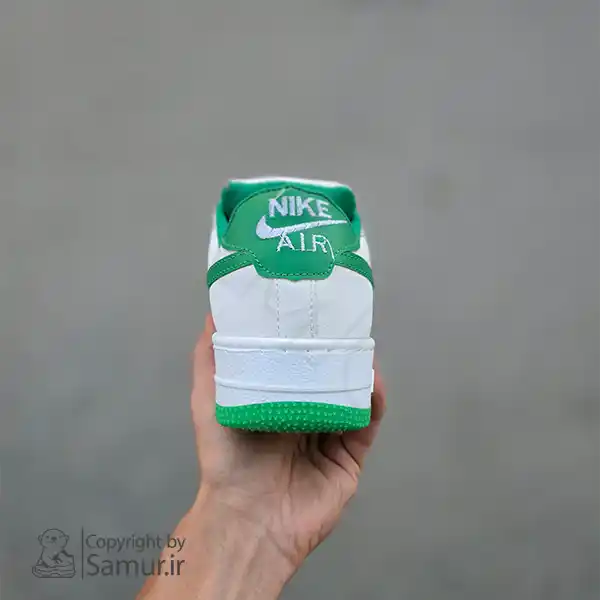 گالری تصاویر کتونی نایک ایر فورس سفید سبز