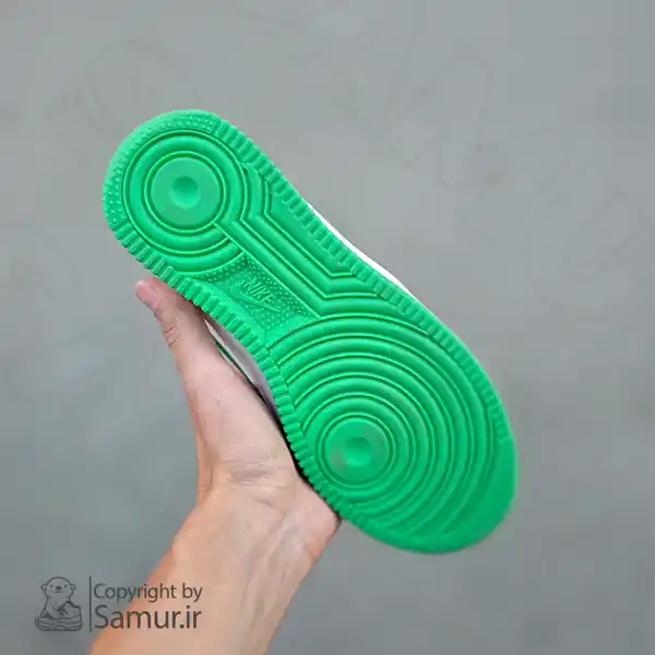 گالری تصاویر کتونی نایک ایر فورس سفید سبز