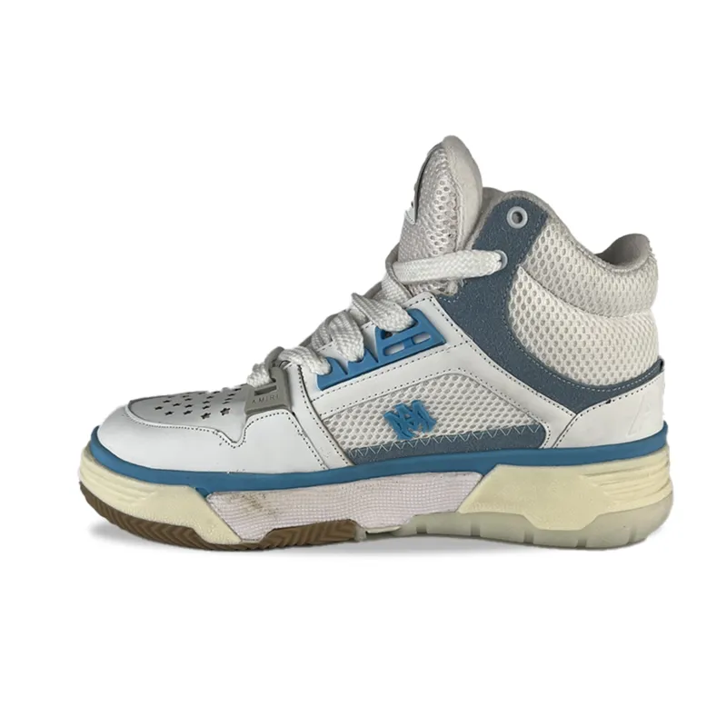 گالری تصاویر کتونی امیری ساقدار سفید آبی کرم