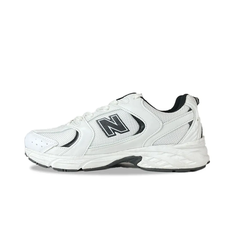 گالری تصاویر کتونی نیوبالانس 530 سفید لوگو مشکی