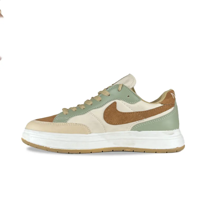 گالری تصاویر کتونی نایک اس بی دانک پرمیوم تراویس اسکات کرم قهوه ای