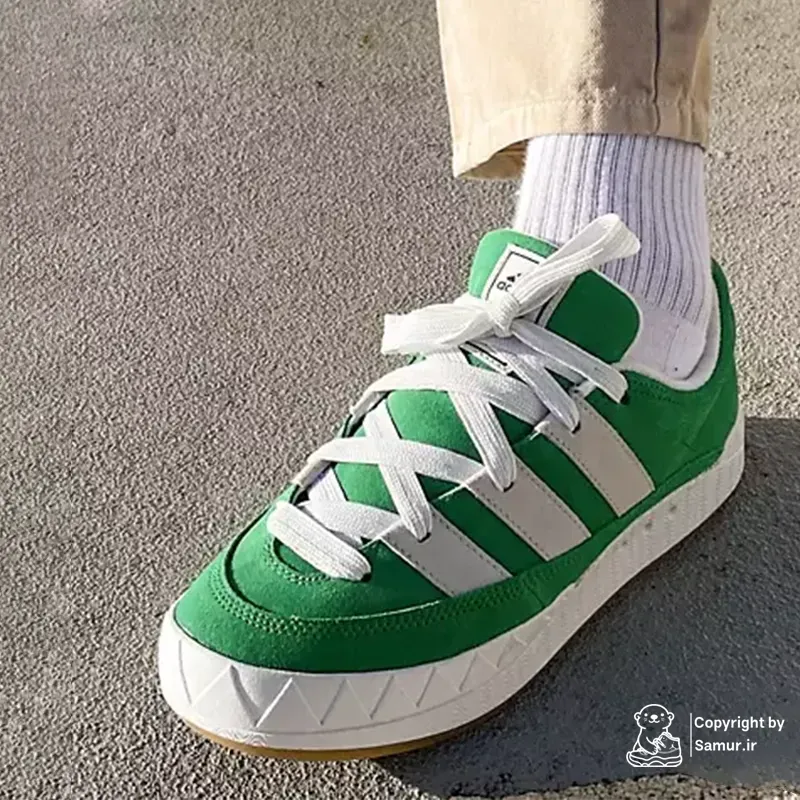 گالری تصاویر کتونی آدیداس ادیماتیک سبز