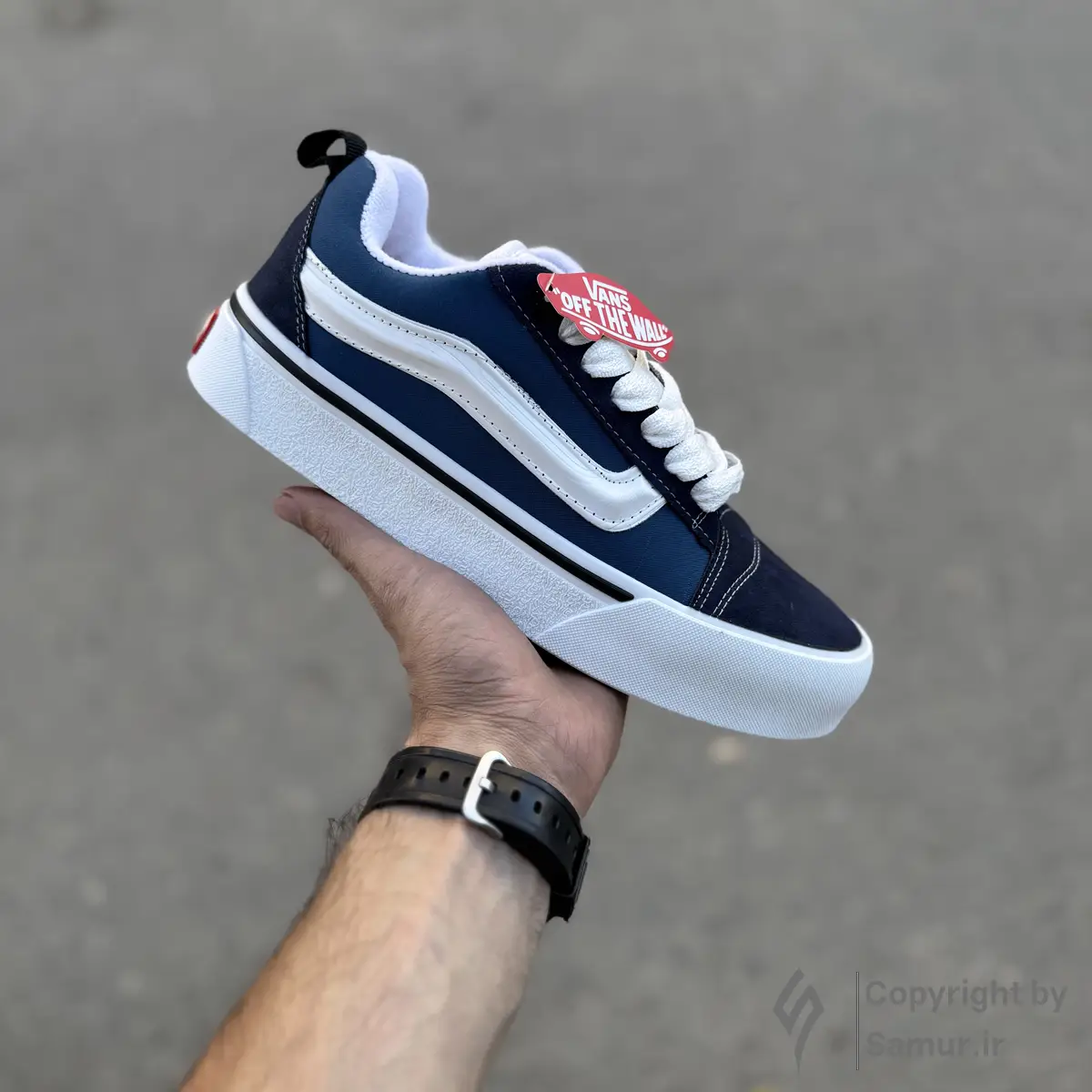 گالری تصاویر کتونی ونس کنو اسکول سرمه ایی