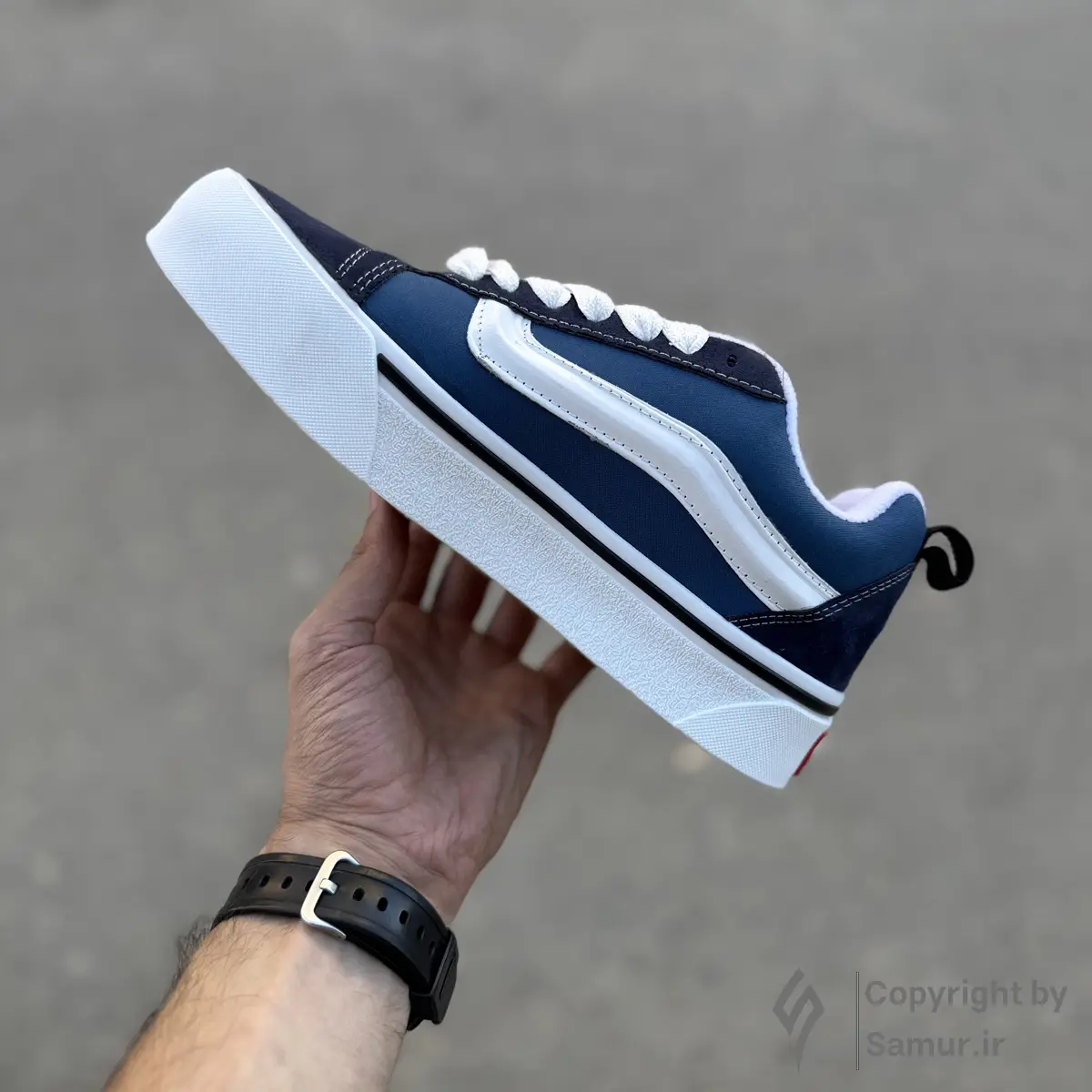 گالری تصاویر کتونی ونس کنو اسکول سرمه ایی