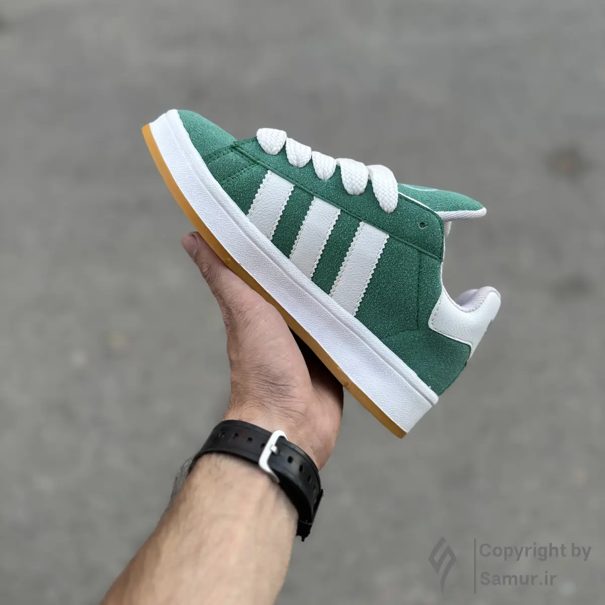 گالری تصاویر کتونی آدیداس کامپوس سبز سفید