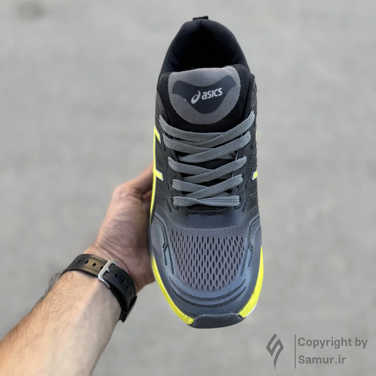 گالری تصاویر کتونی اسیکس ژل کایانو gt 2000 مشکی فسفری