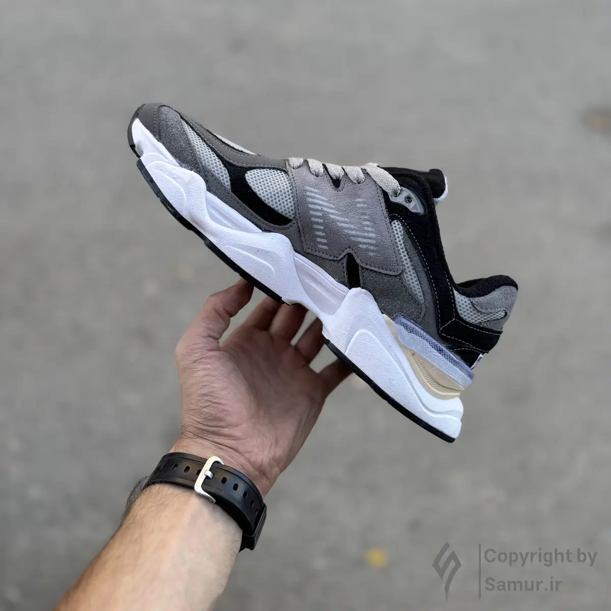 گالری تصاویر کتونی نیوبالانس 9060 طوسی مشکی